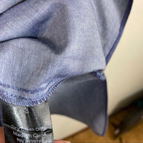 Jenni Kayne Popover Shirt Dress Sleeveless Blue Size Small - Picture 7 of 8